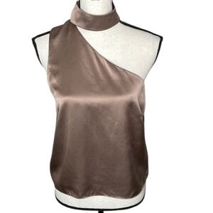 Michelle Mason Silk One Shoulder Blouse